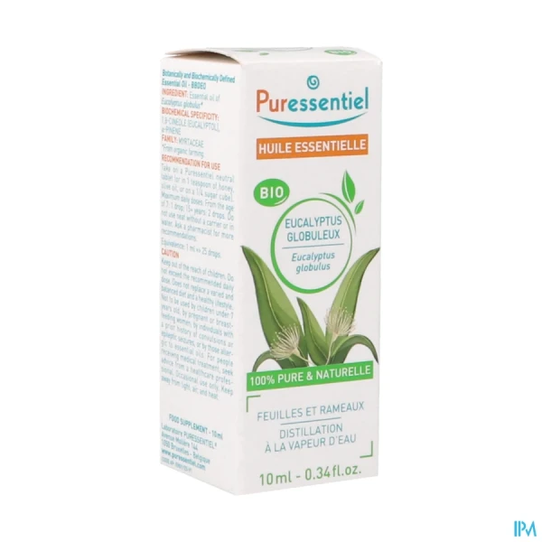 Puressentiel Huile Essentielle Eucalyptus Globuleux Bio