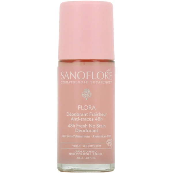 Sanoflore Déodorant Fraicheur Bio Anti-traces 48h Flora