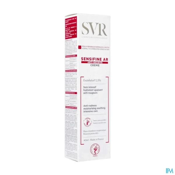 Sensifine AR Soin intensif hydratant apaisant anti-rougeurs & anti-récidive