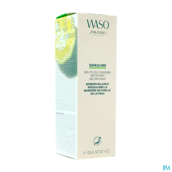 Shiseido Waso Nettoyant Gel Huile