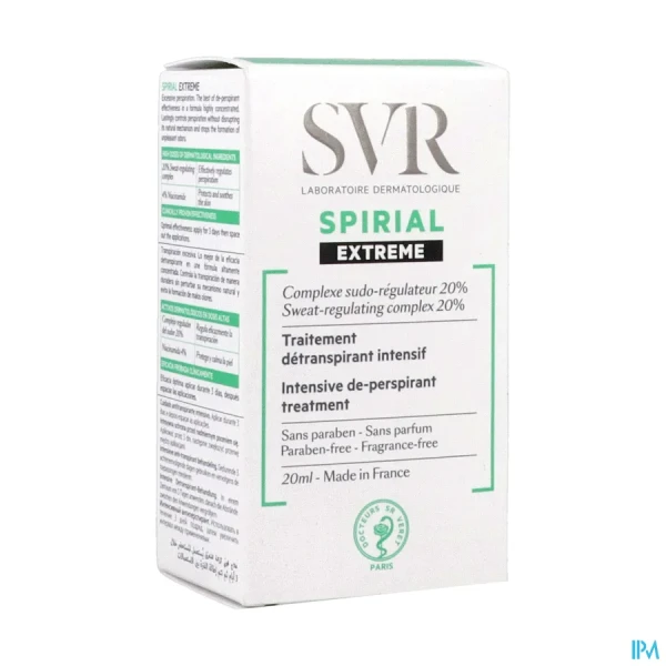 SVR Spirial Extrême Traitement Détranspirant Intensif