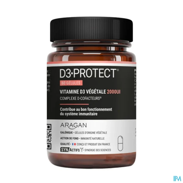 Synactifs D3 Protect Vitamine D3 végétale