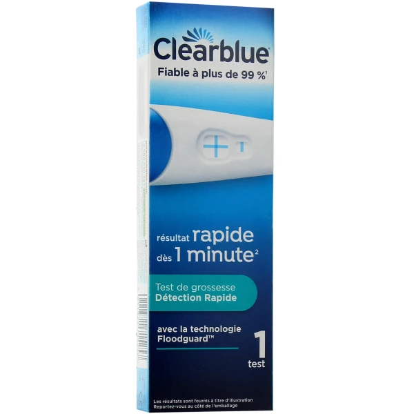 Test de grossesse détection rapide Clearblue