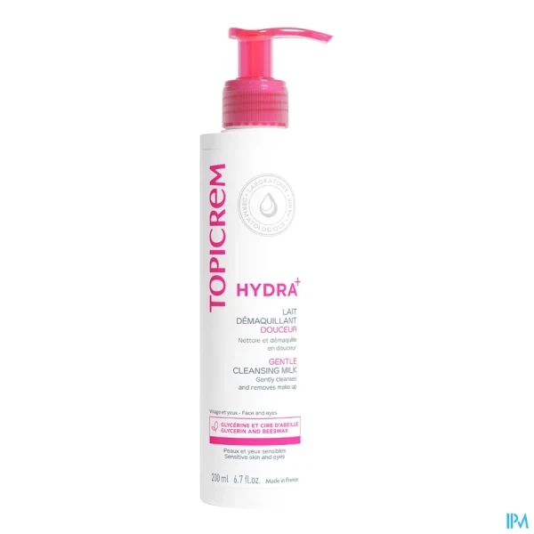Topicrem Hydra+ Lait Démaquillant Douceur