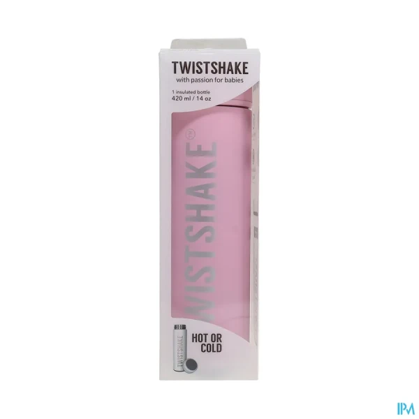 Twistshake Bouteille Isotherm Rose
