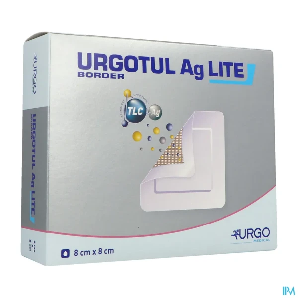 Urgotul Ag Lite B Pansements Bd Adulte Ex M 8X8CM B/16
