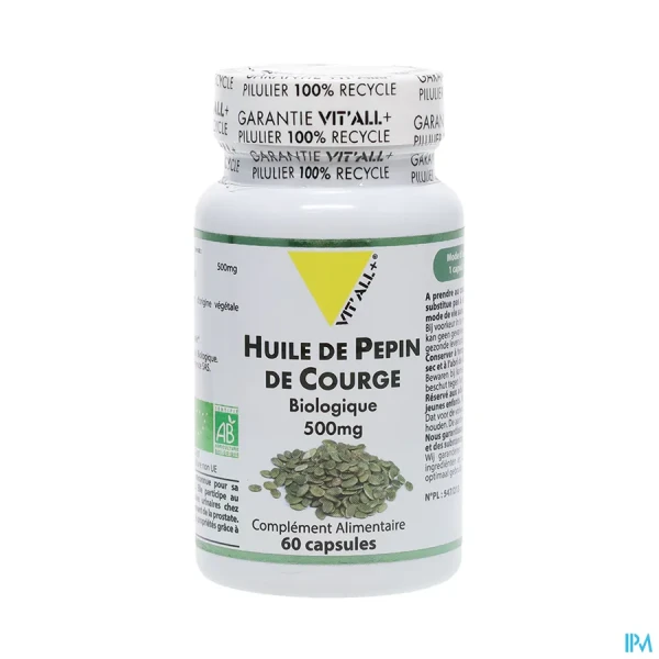 Vit'All+ Pepins de Courge Bio Capsules