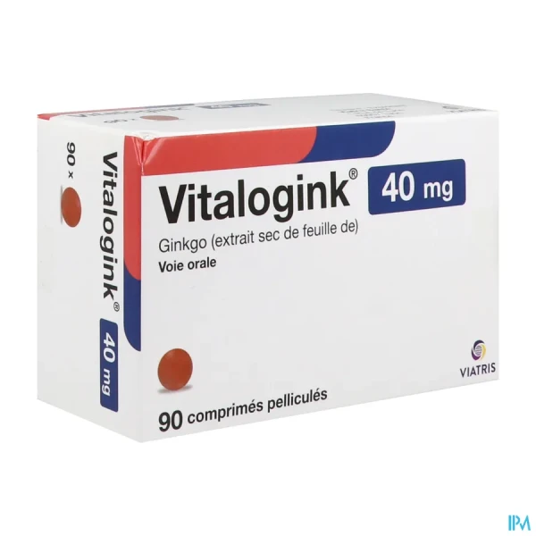 Vitalogink 40 mg 90 comprimés