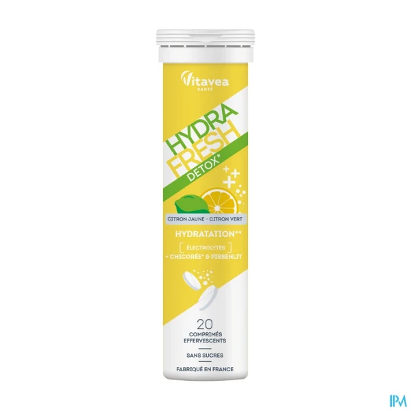Vitavea Hydrafresh Détox Comprimés Effervescents