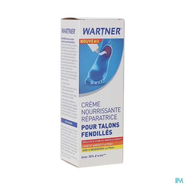 Wartner Crème Nourrissante Réparatrice Talons Fendillés