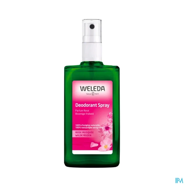 Weleda Déodorant Spray 24h Rose Musquée