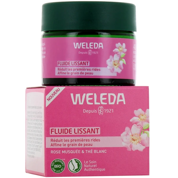 Weleda Fluide lissant Rose Musquée et Thé Blanc