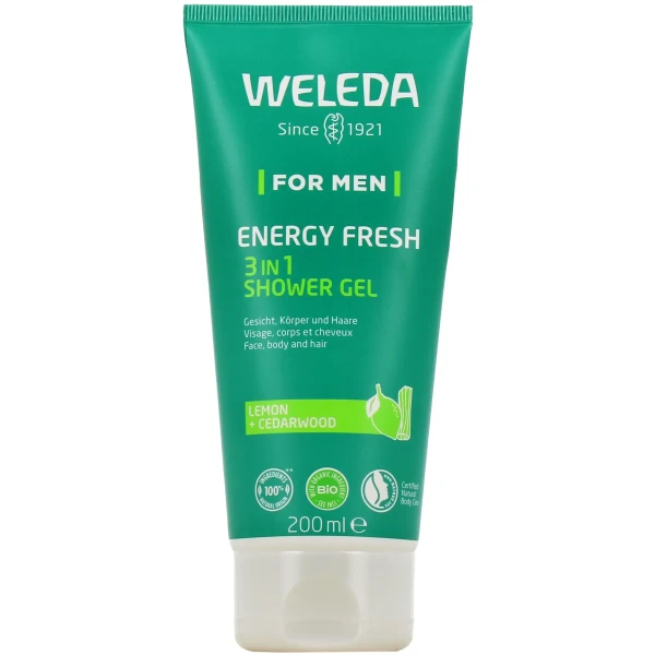 Weleda Gel Douche Homme Energy Fresh 3 en 1