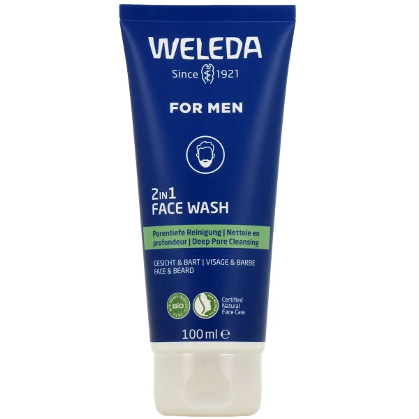 Weleda Gel Nettoyant Visage 2 en 1 Homme Bio