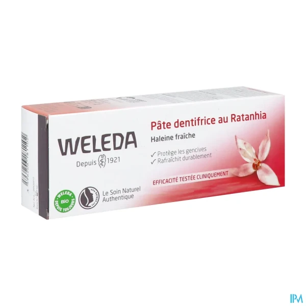 Weleda Pâte Dentifrice au Ratanhia