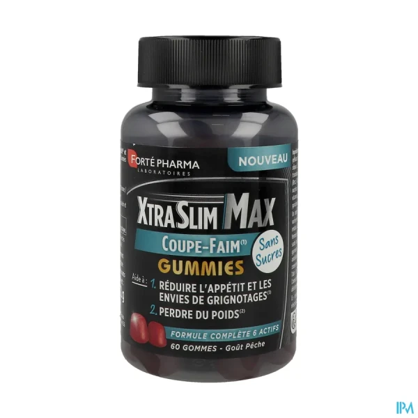 XtraSlim Max Coupe-Faim Gummies sans sucres
