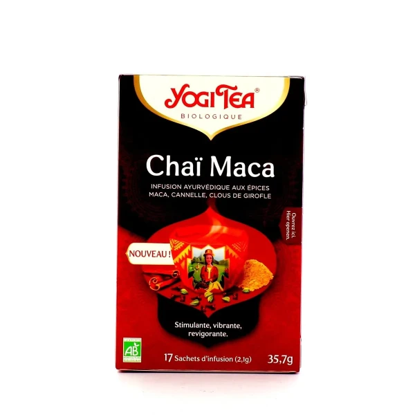 Yogi Tea Tisane Ayurvédique Chaï Maca Bio