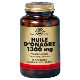 Solgar Huile d'Onagre 1300 mg 60 Gélules