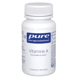 Pure Encapsulations Vitamine A Immunité et vision 60 gélules