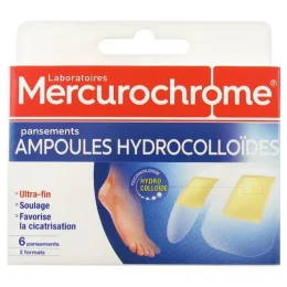 Pansements Ampoules Hydrocolloides 6 Unités