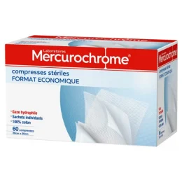Compresses Stériles Format Économique 60 Unités