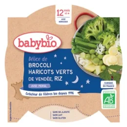 Bonne Nuit Brocoli Haricots Verts de Vendée & Riz au Persil