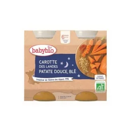 Carotte Des Landes Patate Douce de France Blé Dès 6 Mois 2 x 200 g