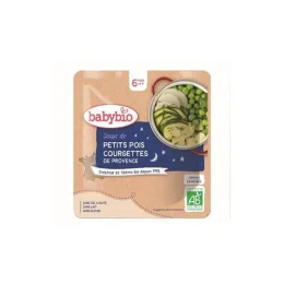 Sachet Soupe de Petits Pois & Courgette Biologique Dès 6 Mois 190 g