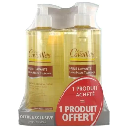 Dermo U.H.T Huile Lavante Surgras Lot de 2 x 500 ml