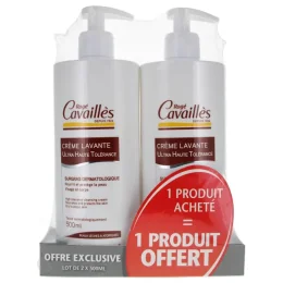 Dermo U.H.T Crème Lavante Surgras Lot de 2 x 500 ml