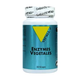 VITALL+ ENZYMES VEGETALES - 30 Gelules Vegetales