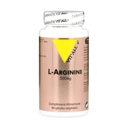 Vit'All+ L-arginine Acide Amin 500mg 60 gélules