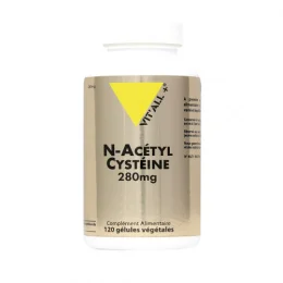 Vit'All+ N-acetyl Cysteine Acide Amine 280mg 120 gélules