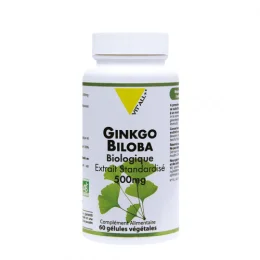 Vit'All+ Ginkgo Biloba Bio Extrait Standardise 500mg 60 Gélules