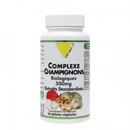 Vit'All+ Complexe Champignons Bio 60 Gélules