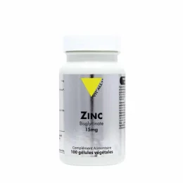Vit'All+ Zinc Bisglycinate 15mg 100 Gélules Végétales