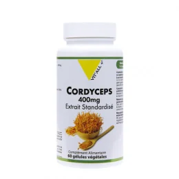 Vit'All+ Cordyceps Extrait Standardise 400mg Bio 60 Gélules