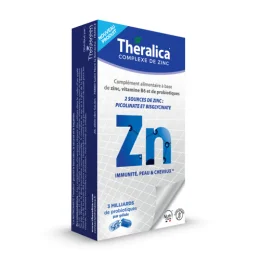 THERALICA ZINC Immunite Peau et Cheveux - 30 Gelules