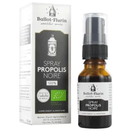 Spray Propolis Noire Bio 15 ml - Complément Alimentaire