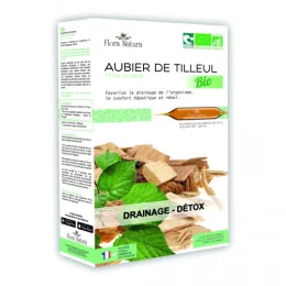 Flora Natura Aubier de Tilleul Bio Drainage et détox 20 ampoules