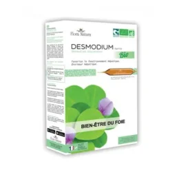 Flora Natura Desmodium Bio Bien-être du foie 20 ampoules
