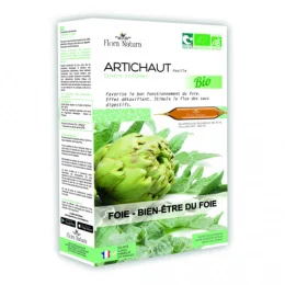 Flora Natura Artichaut Bio Foie et bien-être du foie 20 ampoules