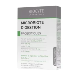 BIOCYTE MICROBIOTE DIGESTION Probiotiques - 30 Gelules