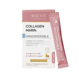BIOCYTE COLLAGEN MARIN Orodispersible Abricot - 20 Sticks