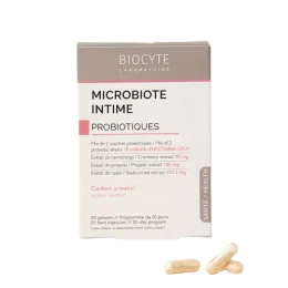 BIOCYTE MICROBIOTE INTIME Probiotiques - 20 Gelules