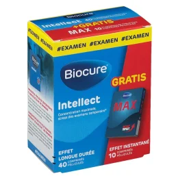 Biocure® Long Action Intellect Concentration + Biocure® MAX Boost Instant Energy & Focus