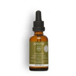 APIVITA NATURE'S HAIR MIRACLE HUILE CAPILLAIRE FORTIFIANTE & ENERGISANTE - 50ml