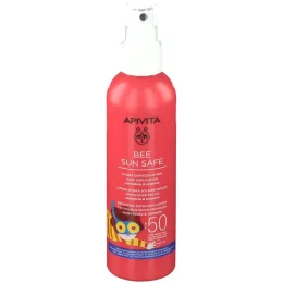 APIVITA BEE SUN SAFE Lotion Hydra Solaire Enfant Application facile SPF50