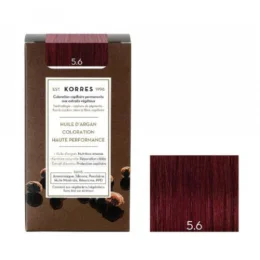 KORRES Huile d'argan Coloration Permanente CHÂTAIN CLAIR MAGENTA 5.6
