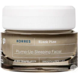 KORRES BLACK PINE 4D Bio-Shapelift Crème Faciale de Nuit Repulpante